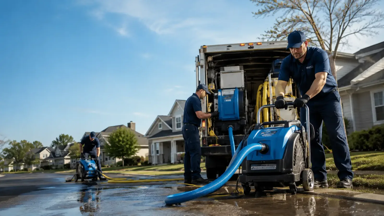 Flood Damage Cleanup in Coulee Dam, WA